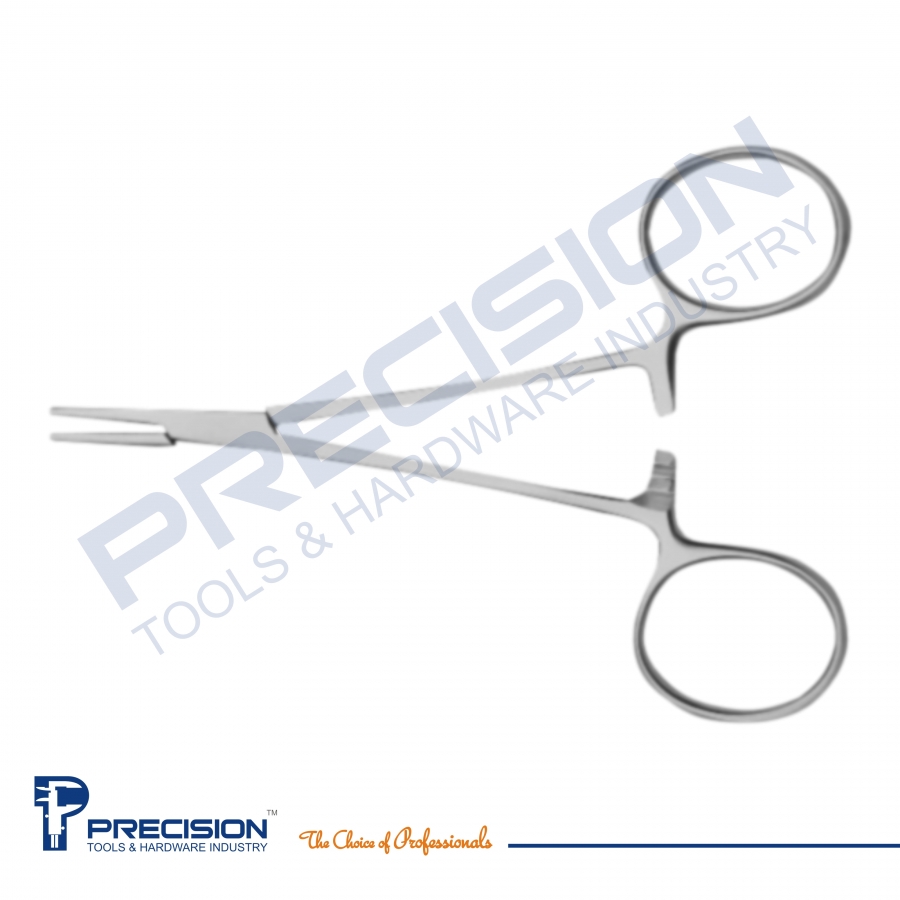 Stainless Steel Forcep Straight With Serrated Jaws