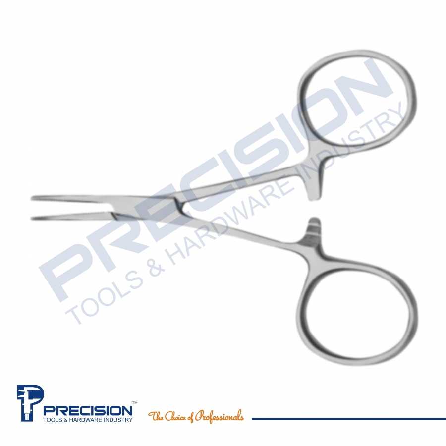 Stainless Steel Forcep Curved With Plain Jaws